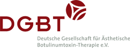 Logo der Deutschen Gesellschaft für Ästhetische Botulinumtoxin-Therapie (DGBT)